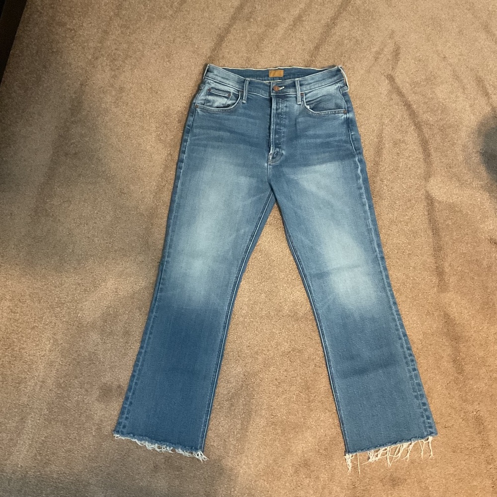 Mother The Tripper Ankle Fray Jeans